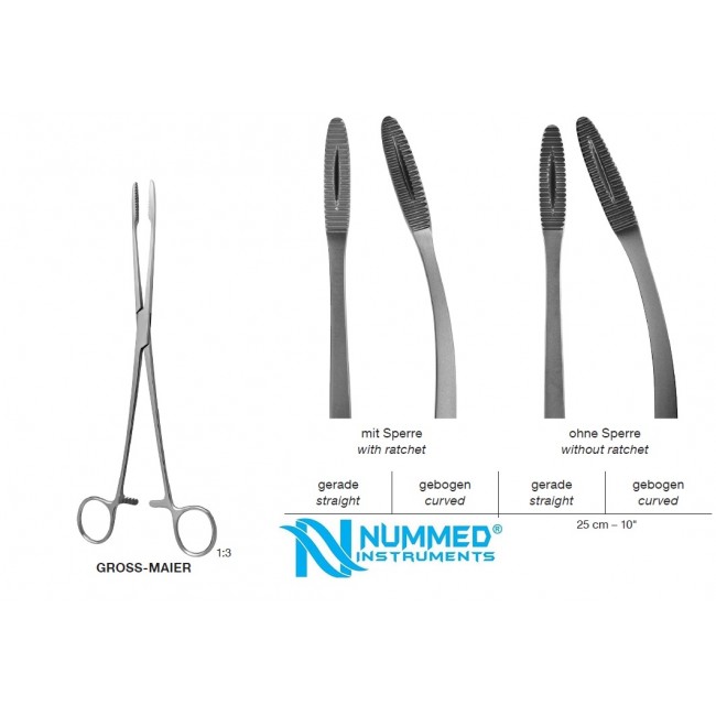 Gross-Maier Forceps,25 cm Gross-Maier Forceps,25 cm